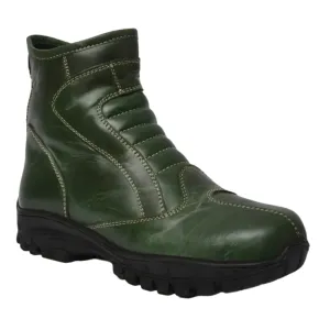 Durable Biker Boots with Sturdy Rubber Sole