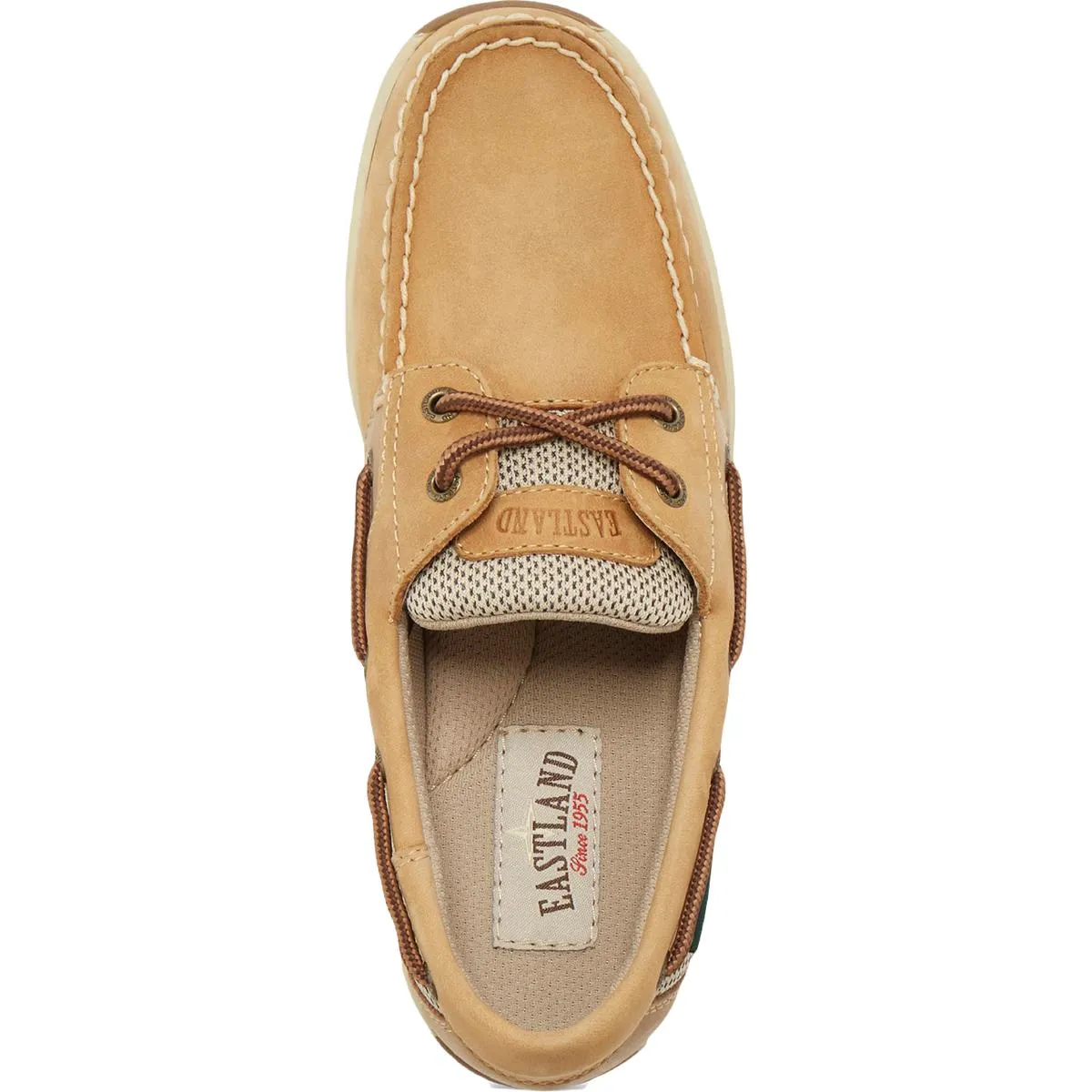 Eastland Womens Solstice Leather Slip On Boat Shoes