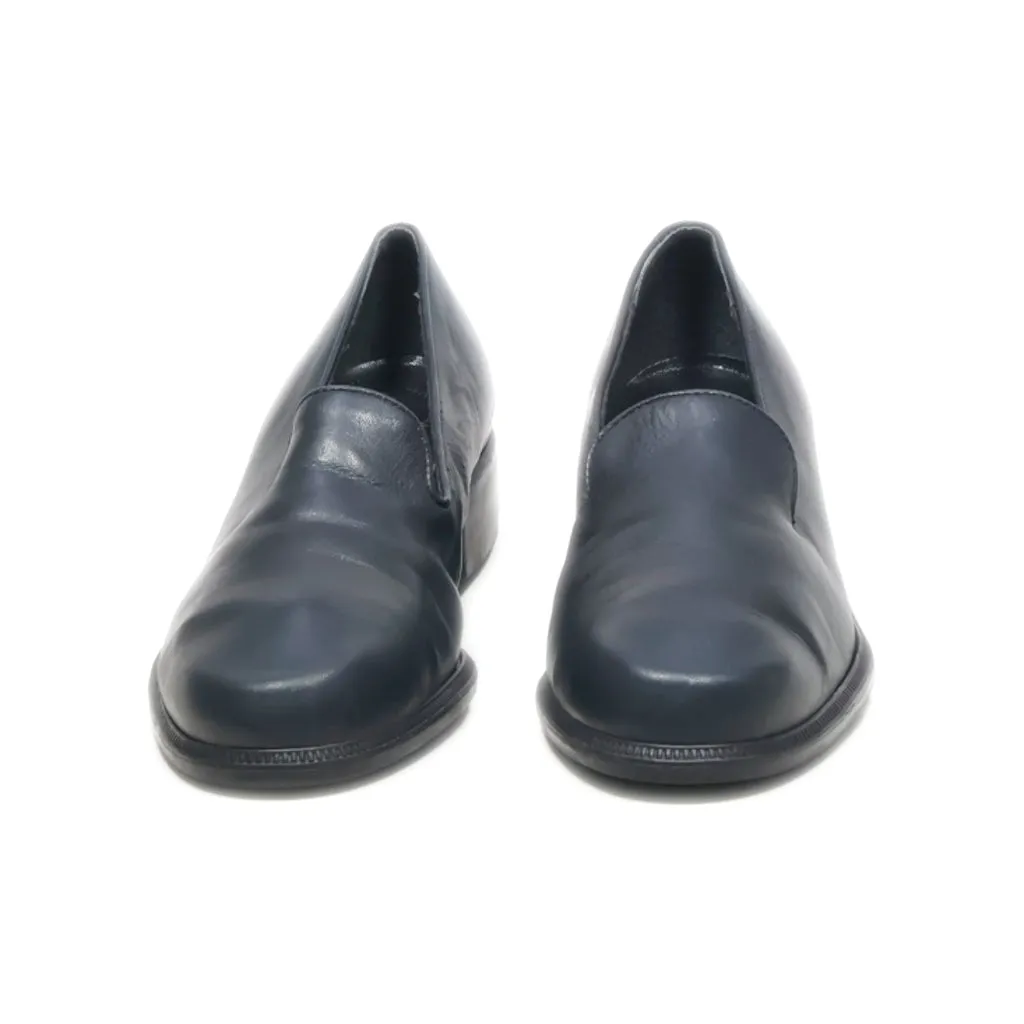 Easy Spirit Loafers Leather Black Colour For Women