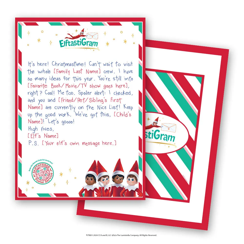 ElftastiGram™: Elf Arrival Letter