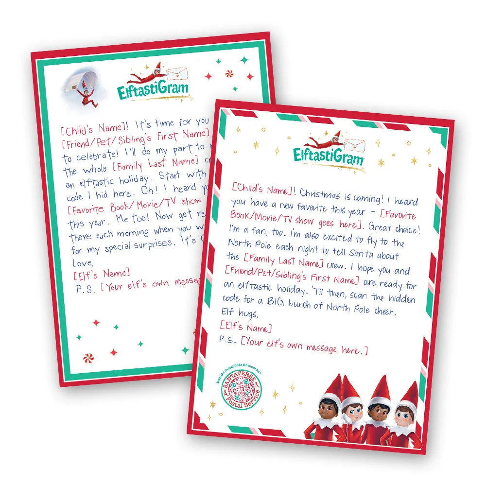 ElftastiGram™: Elf Arrival Letter