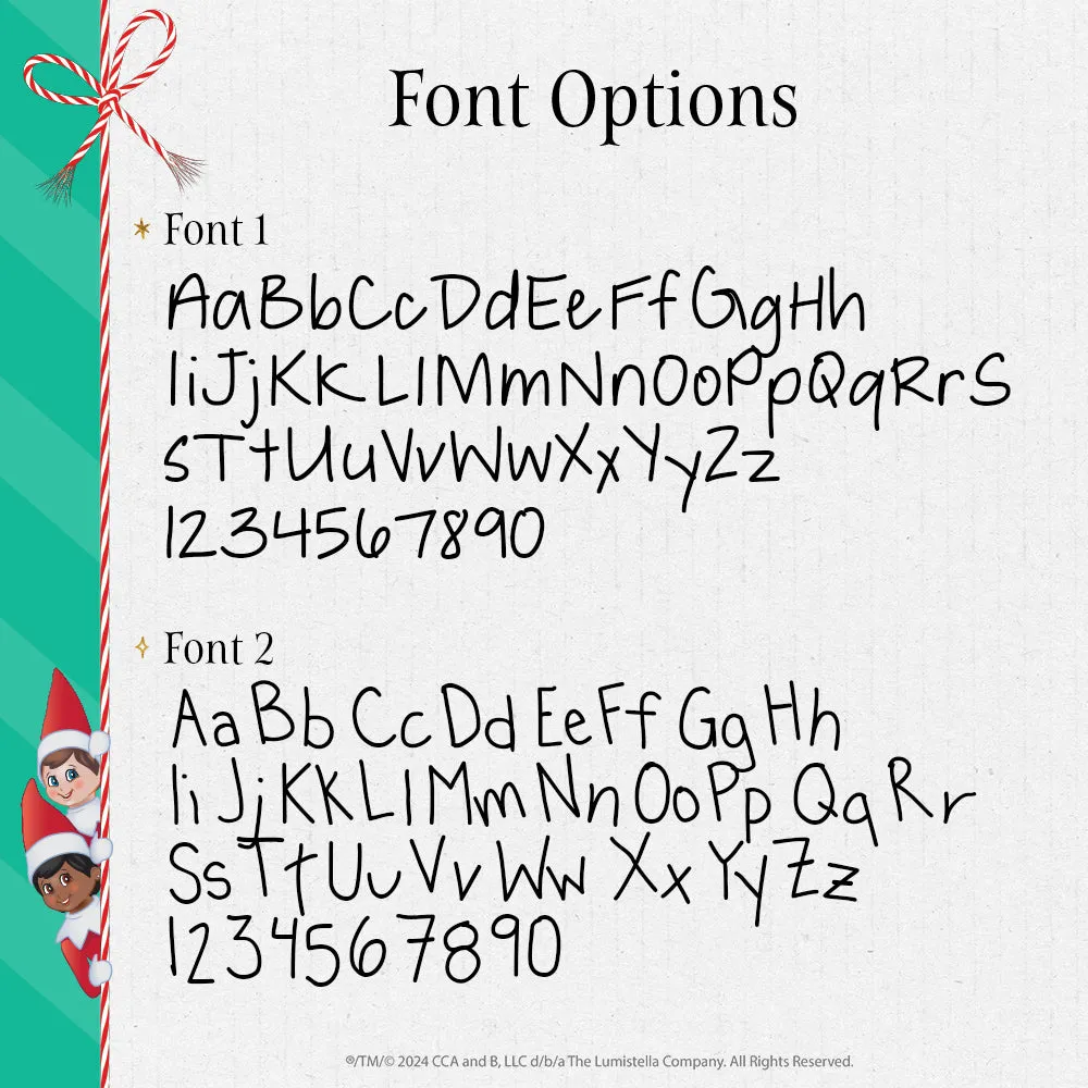 ElftastiGram™: Elf Arrival Letter