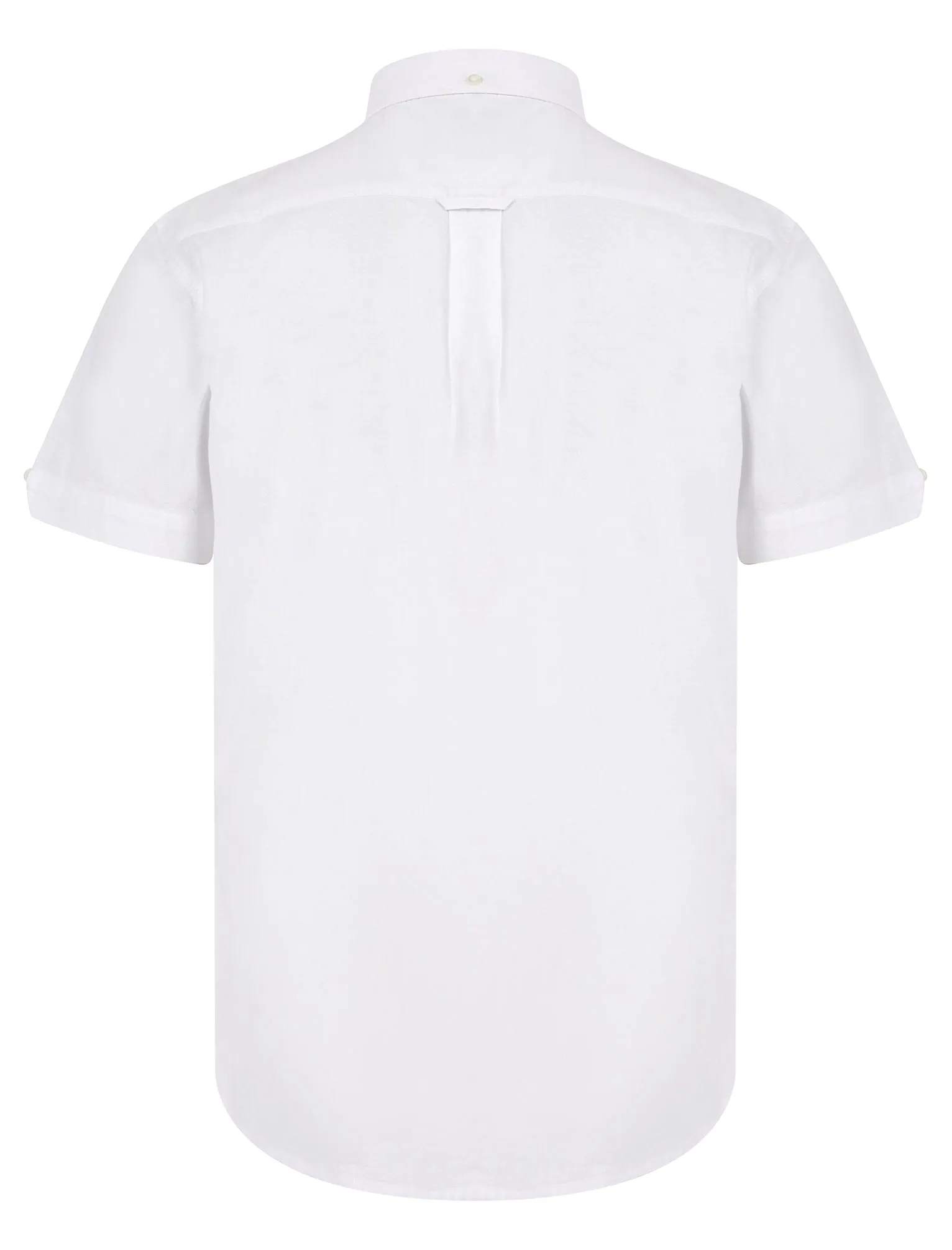 Fetlock Short Sleeve Oxford Cotton Shirt in White - Kensington Eastside