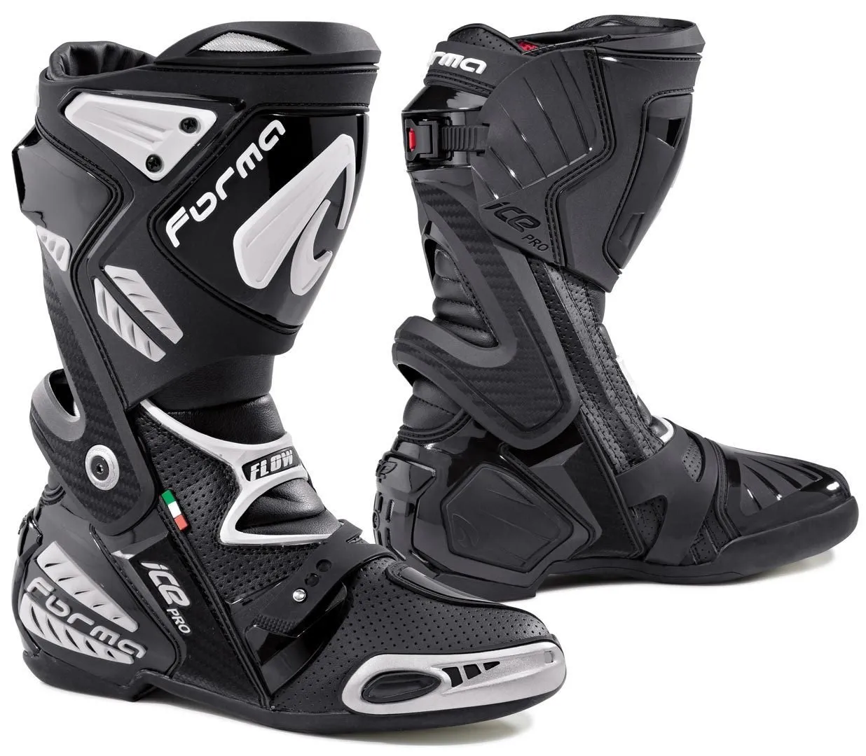 Forma Ice Pro Flow motorcycle boots, black