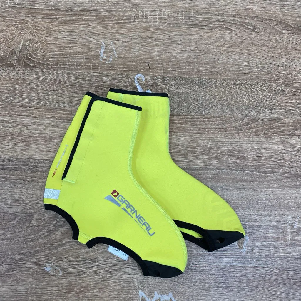 Garneau- Neo Protect Cycling Shoe Covers: Yellow-unisex-