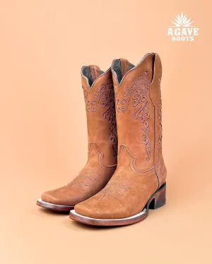 GLAMOUR SHEDRON FLORAL | WOMEN COWBOY BOOTS