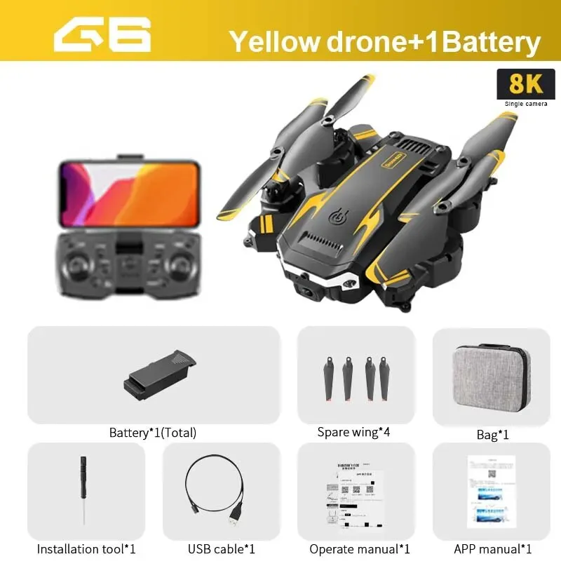 GPS Drone: 5G 8K Aerial Photography, Obstacle Avoidance, 5000M RC