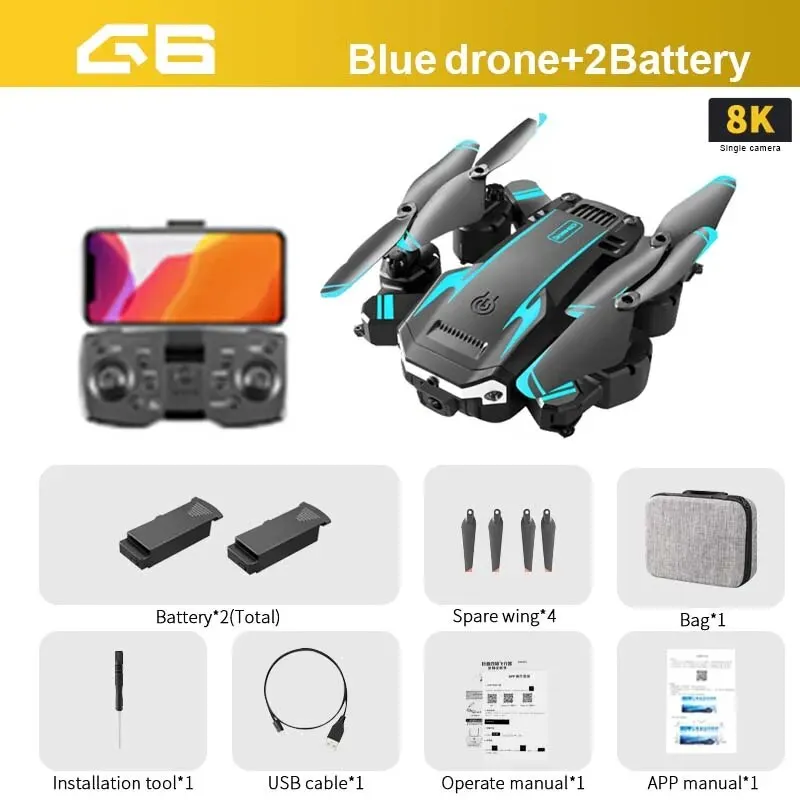 GPS Drone: 5G 8K Aerial Photography, Obstacle Avoidance, 5000M RC