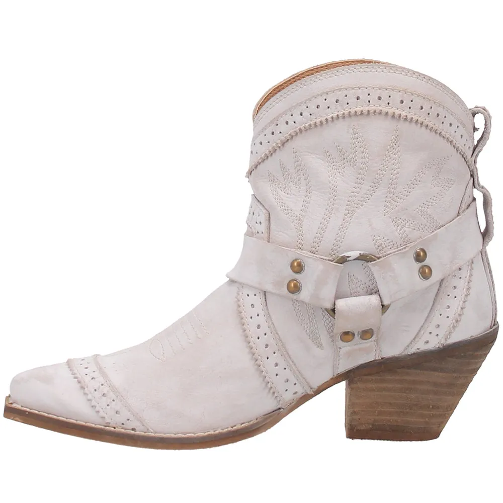 Gummy Bear Embroidery Snip Toe Pull On Cowboy Booties