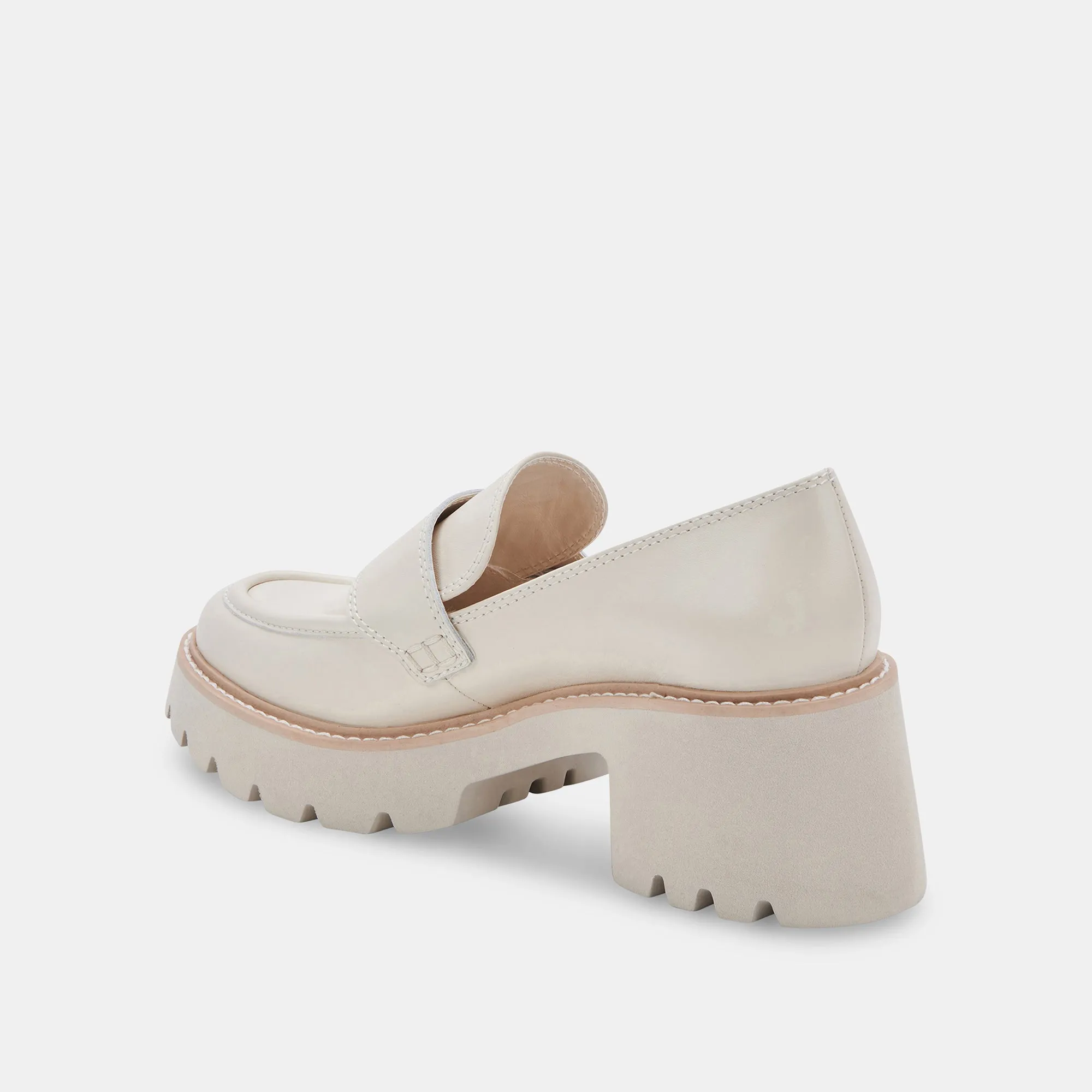 HALONA LOAFERS IVORY LEATHER