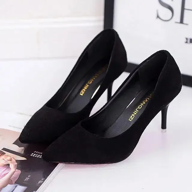 Hot Selling Women Shoes Pointed Toe Pumps Patent Leather Dress Red 8CM High Heels Boat Shoes Shadow Wedding Shoes Zapatos Mujer