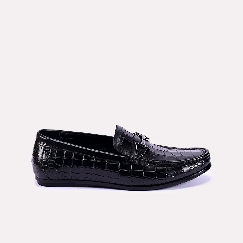 Jaxon Black Quilted Loafers 0130852