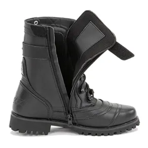 Joe Rocket Combat Ladies Leather Boot Black