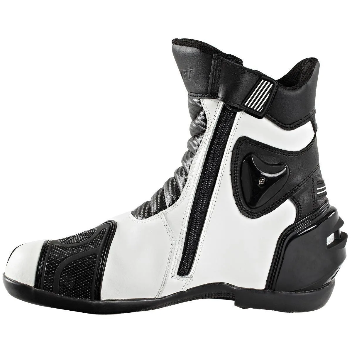 Joe Rocket Superstreet Men's White Leather Boots