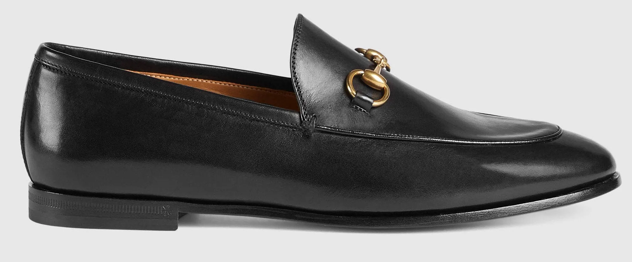 'Jordaan' Leather Loafers in Black