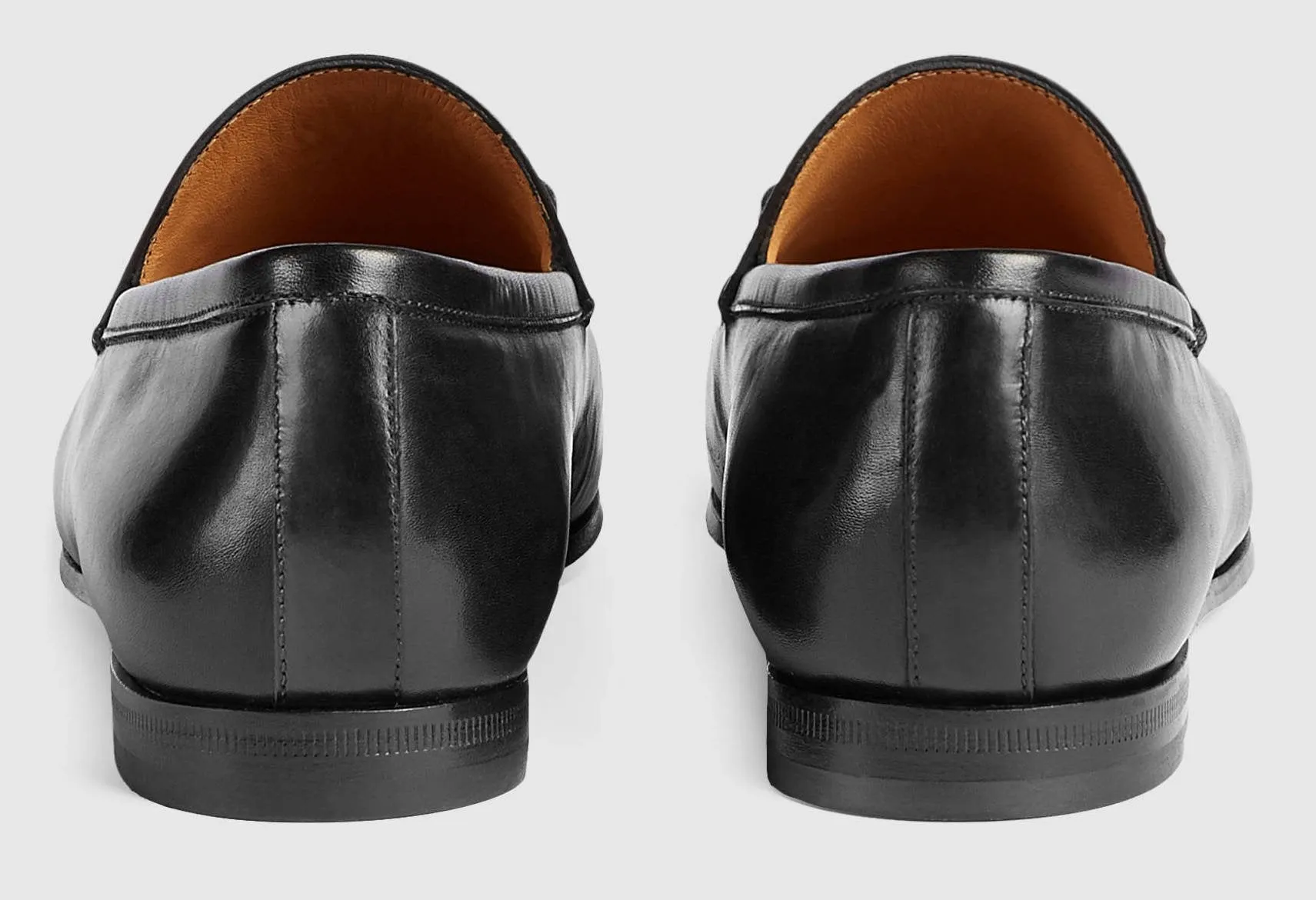 'Jordaan' Leather Loafers in Black