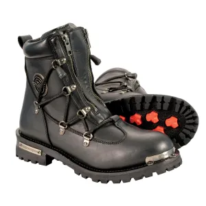 Ladies Boot W/Zipper Black