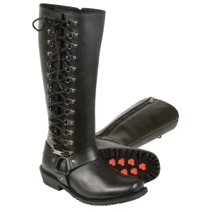 Ladies Tall Boot With Side Laces