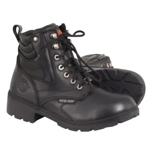 Ladies WP Side Zipper Boot Blk