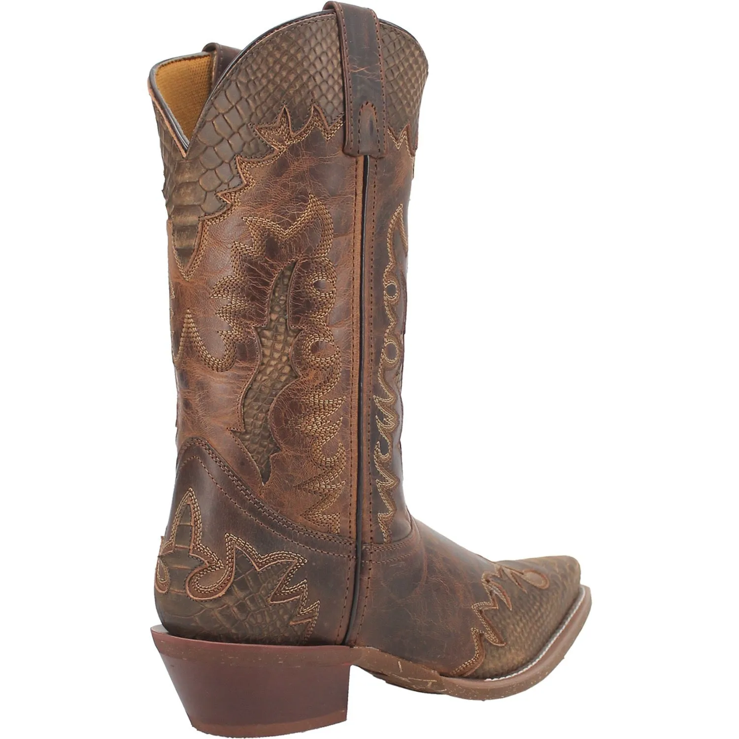 Laredo Mens Lexington Tan Leather Western Work Boots