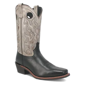 Laredo Mens Westgate Black Smoke Leather Boot-70004