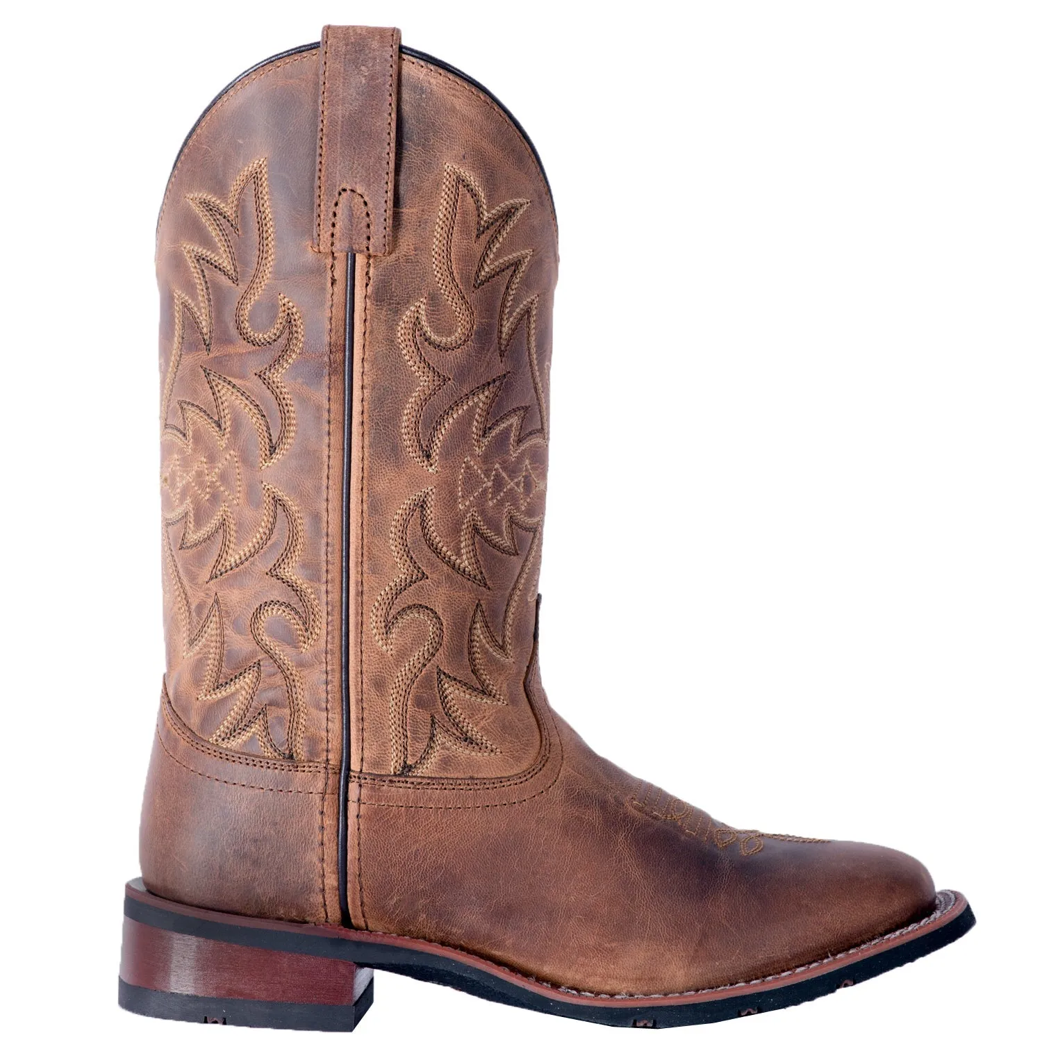 Laredo Womens Anita Cowboy Boots Leather Tan