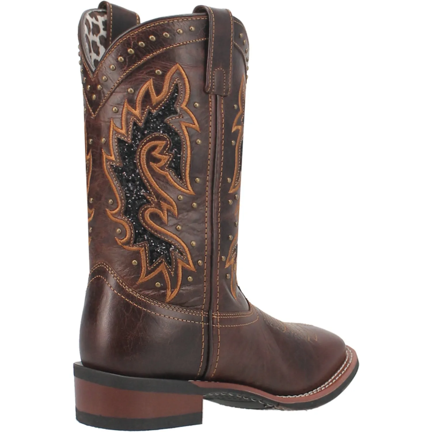 Laredo Womens Lockhart Tan Leather Cowboy Boots