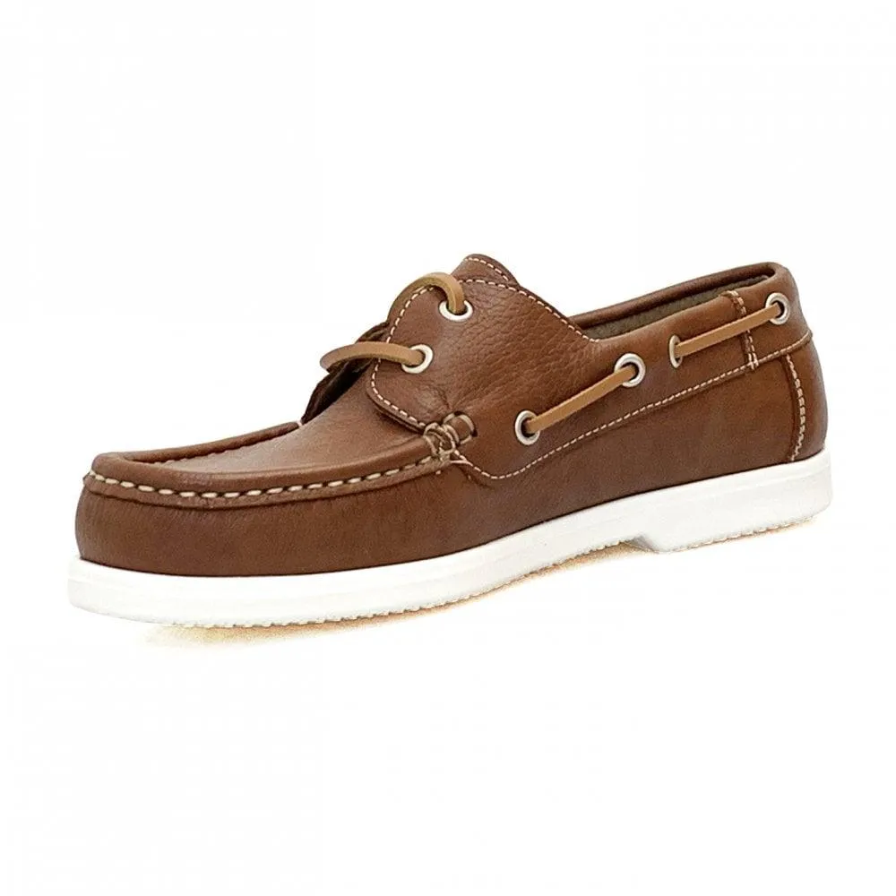 Lauren Thomas Womens Boat Shoe 82249 Tan