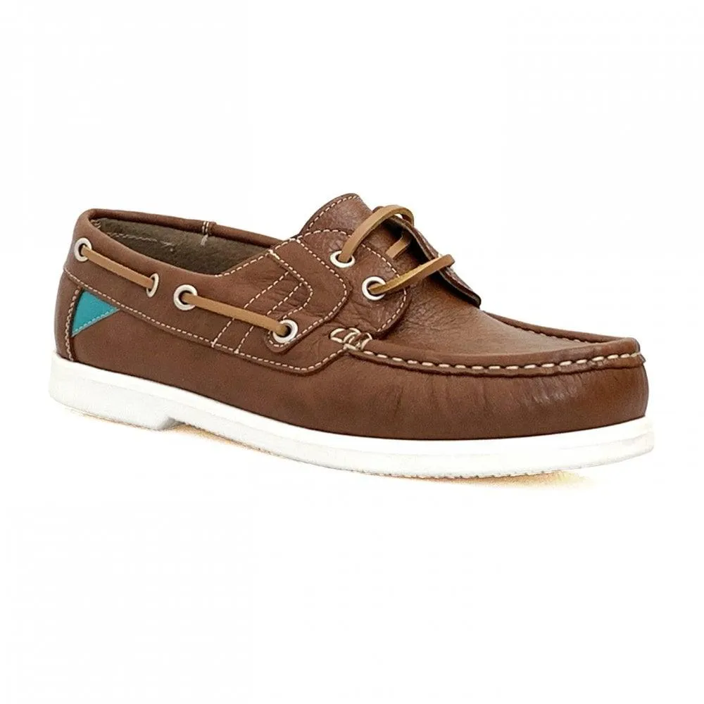 Lauren Thomas Womens Boat Shoe 82249 Tan