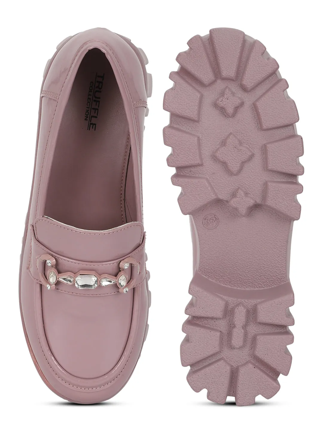 Lavender Patent Block Loafers (TC-B06563-LAV)