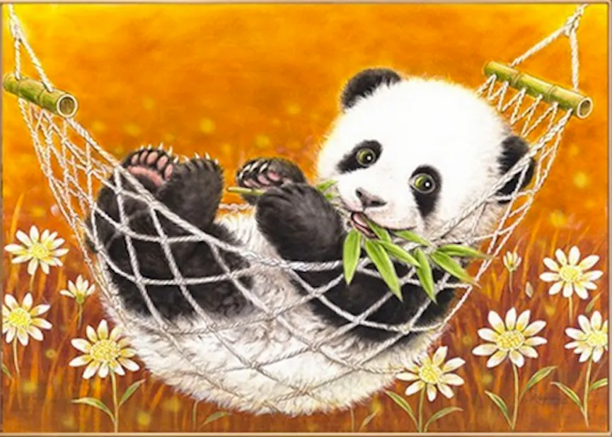 Lazy Days Panda Diamond Painting Kit