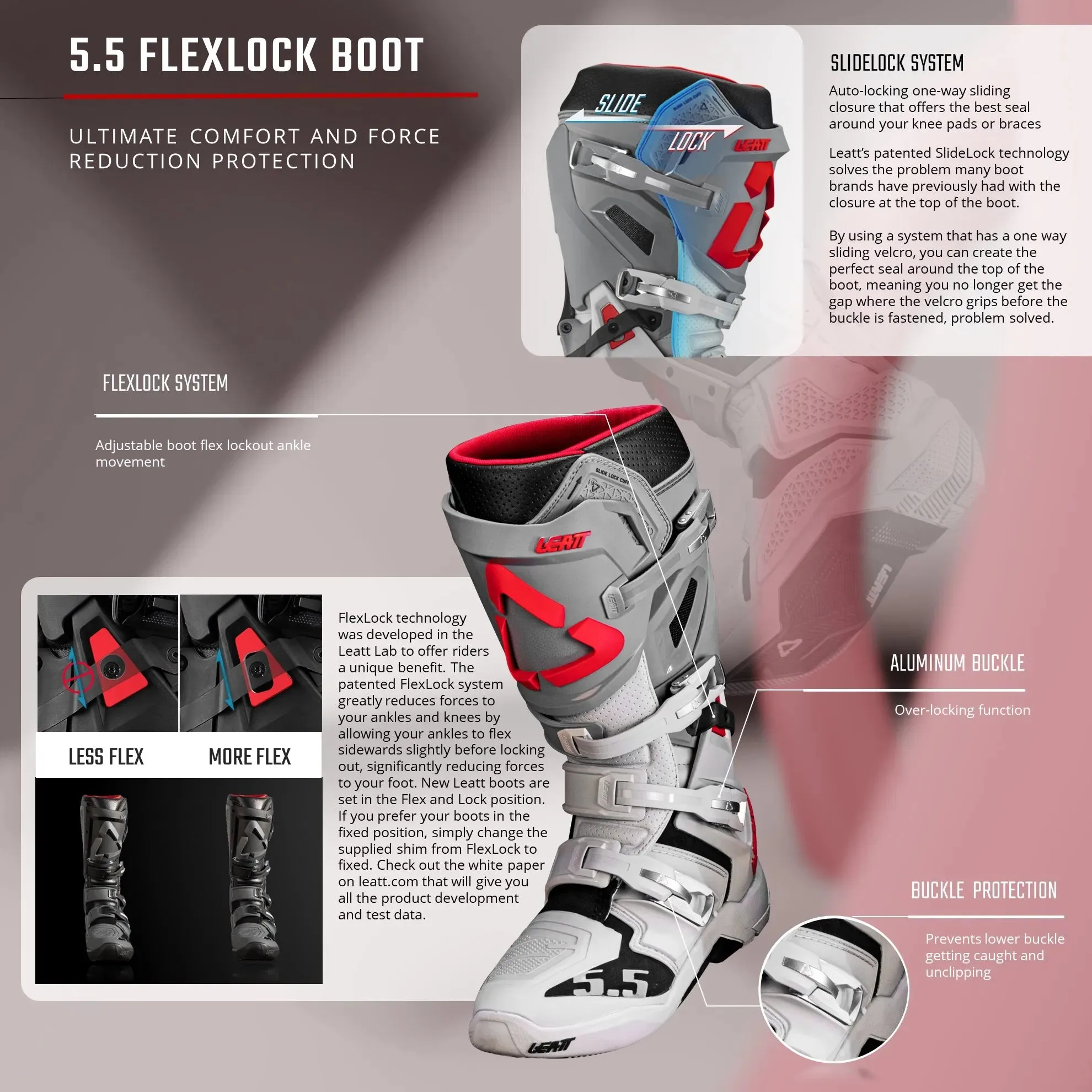 Leatt 5.5 Flexlock Enduro Boots V25