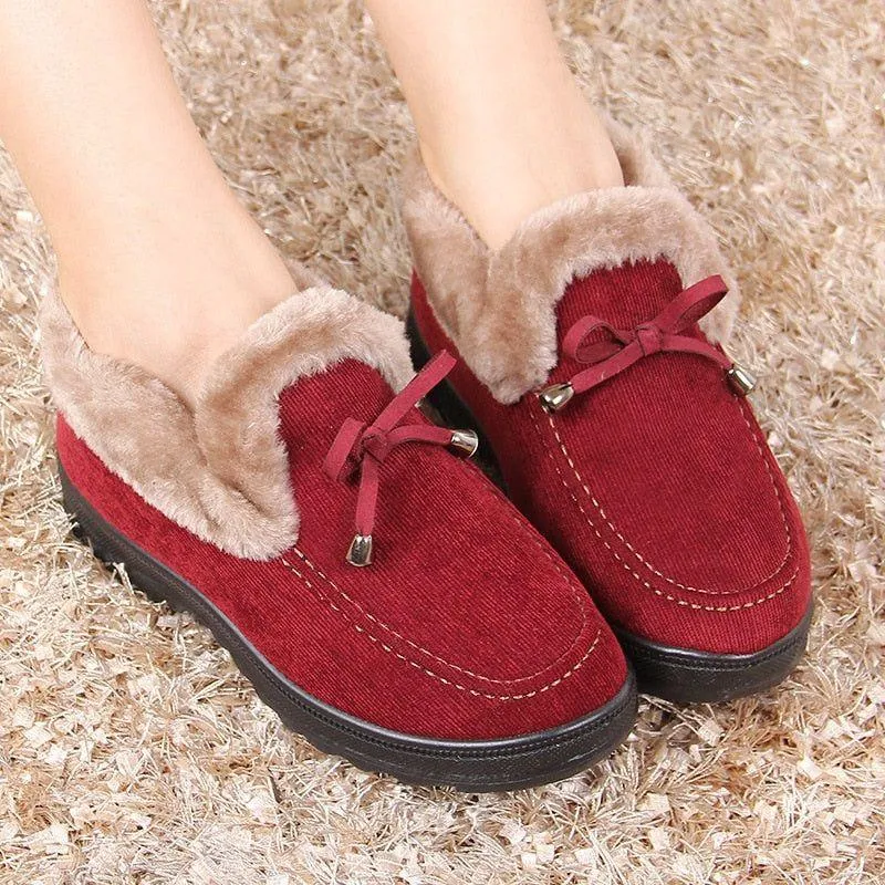 Loafers Warm Flat Women's Casual Shoes GCSCC24 Fashion Boat