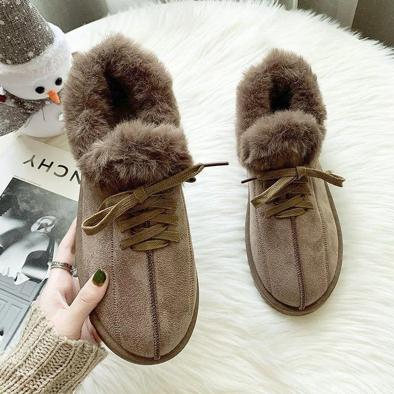 Loafers Warm Flat Women's Casual Shoes GCSCC24 Fashion Boat