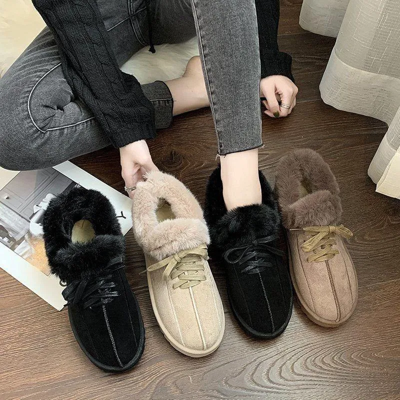 Loafers Warm Flat Women's Casual Shoes GCSCC24 Fashion Boat