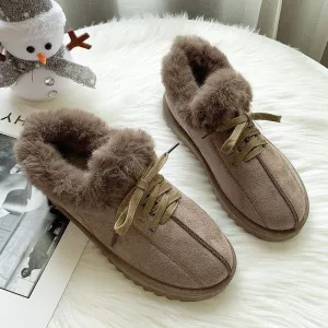 Loafers Warm Flat Women's Casual Shoes GCSCC24 Fashion Boat