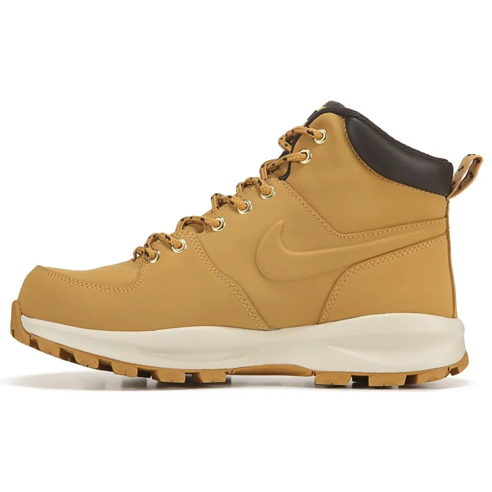 Manoa Nike men's leather lace-up boots, wheat color