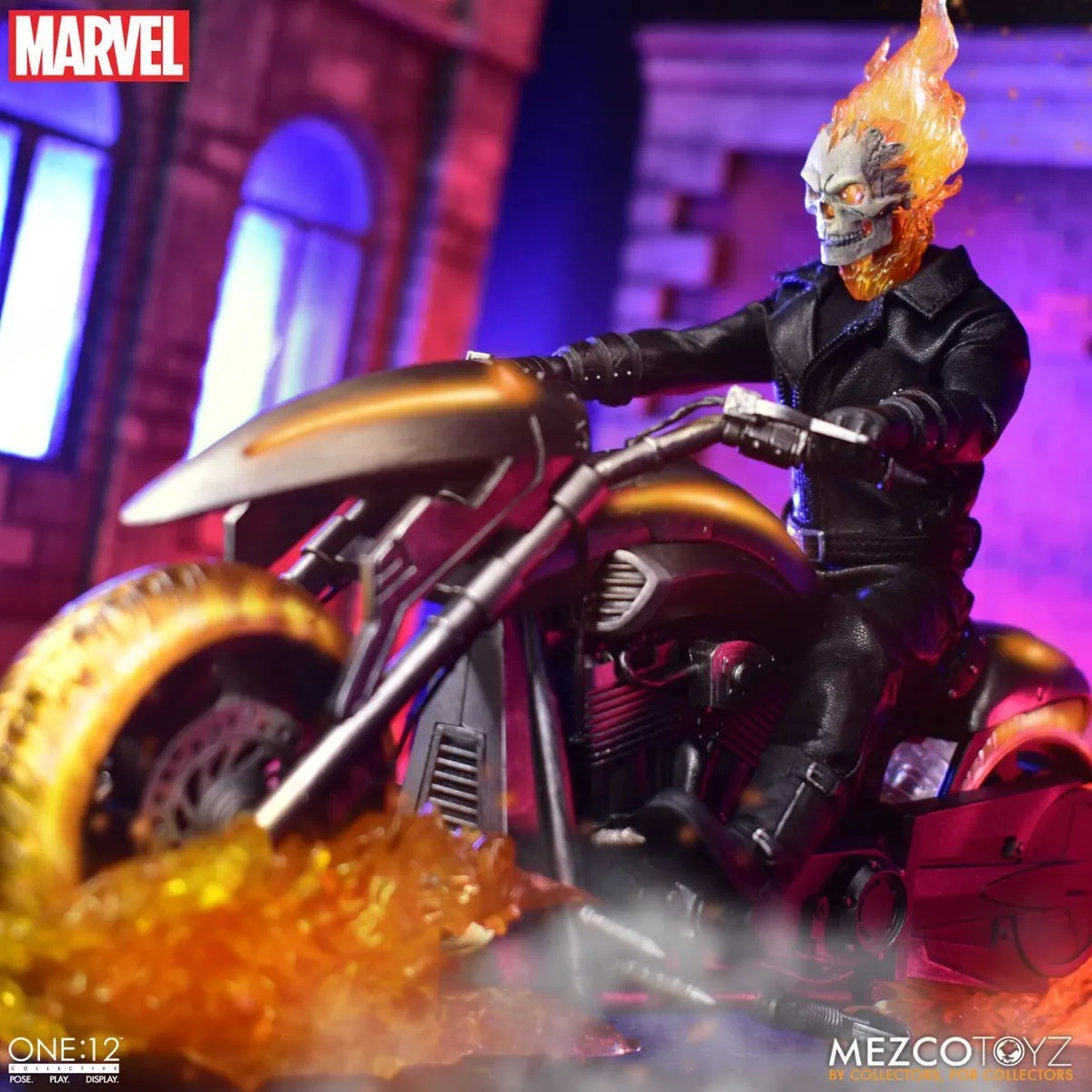 Marvel Mezco One:12 Collective Ghost Rider & Hell Cycle Set