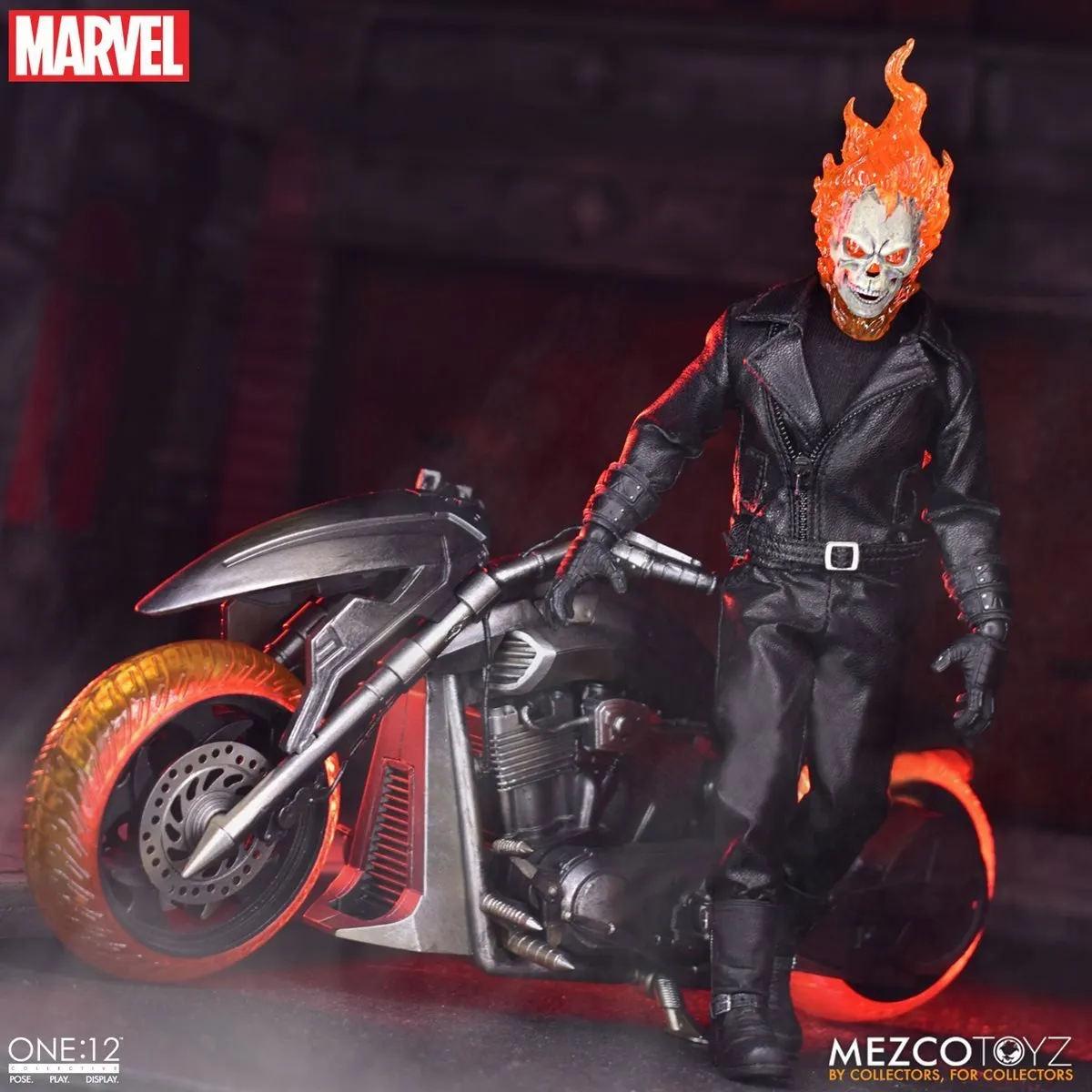 Marvel Mezco One:12 Collective Ghost Rider & Hell Cycle Set