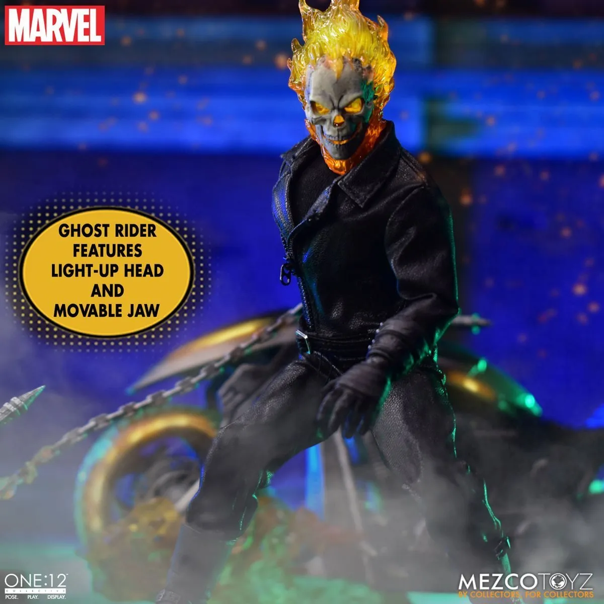 Marvel Mezco One:12 Collective Ghost Rider & Hell Cycle Set