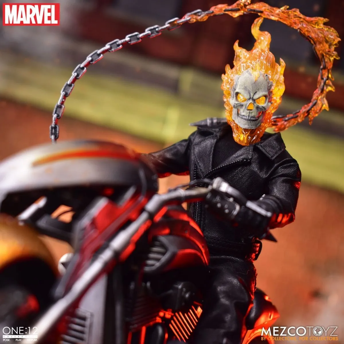 Marvel Mezco One:12 Collective Ghost Rider & Hell Cycle Set