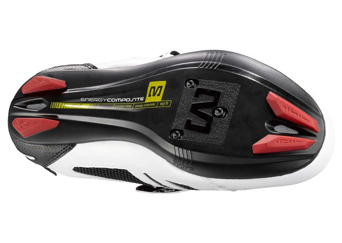 Mavic Tri Race Composite Cycling Shoes White- Black- Red UK 4, EU 37