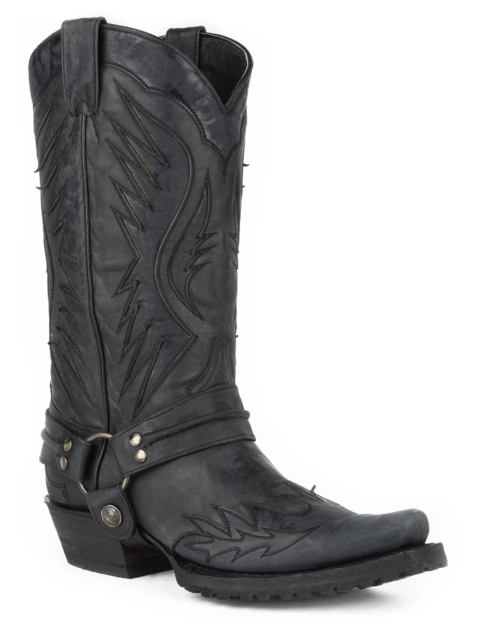 Men's Biker Outlaw Harness Boots