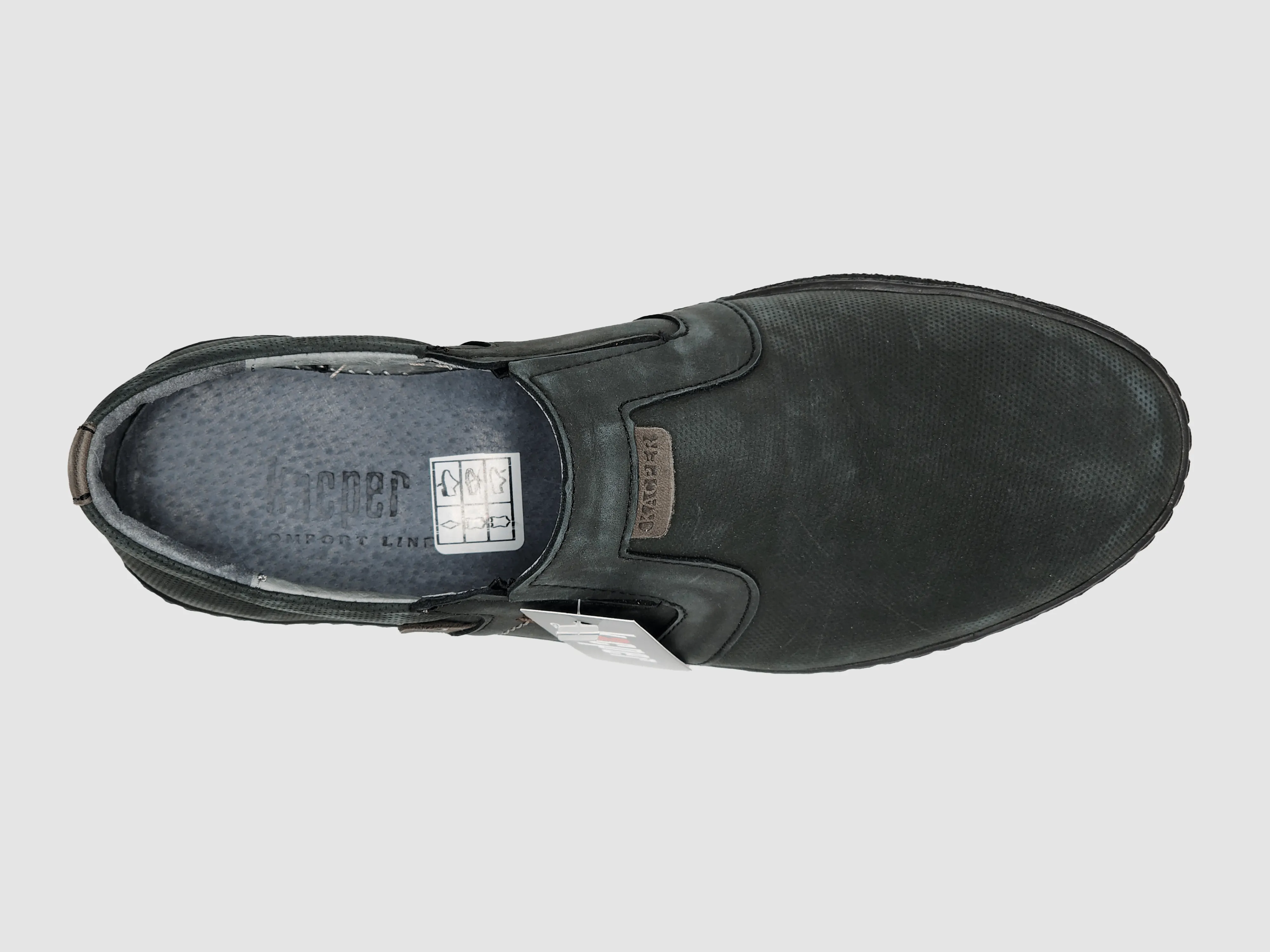 Men's Essential Leather Loafers - Graphite