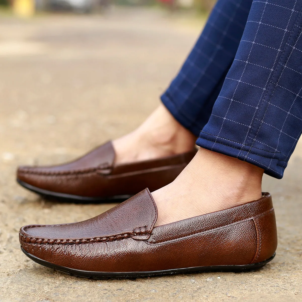 Men's Faux Leather Casual Stylish Loafers for all Seasons