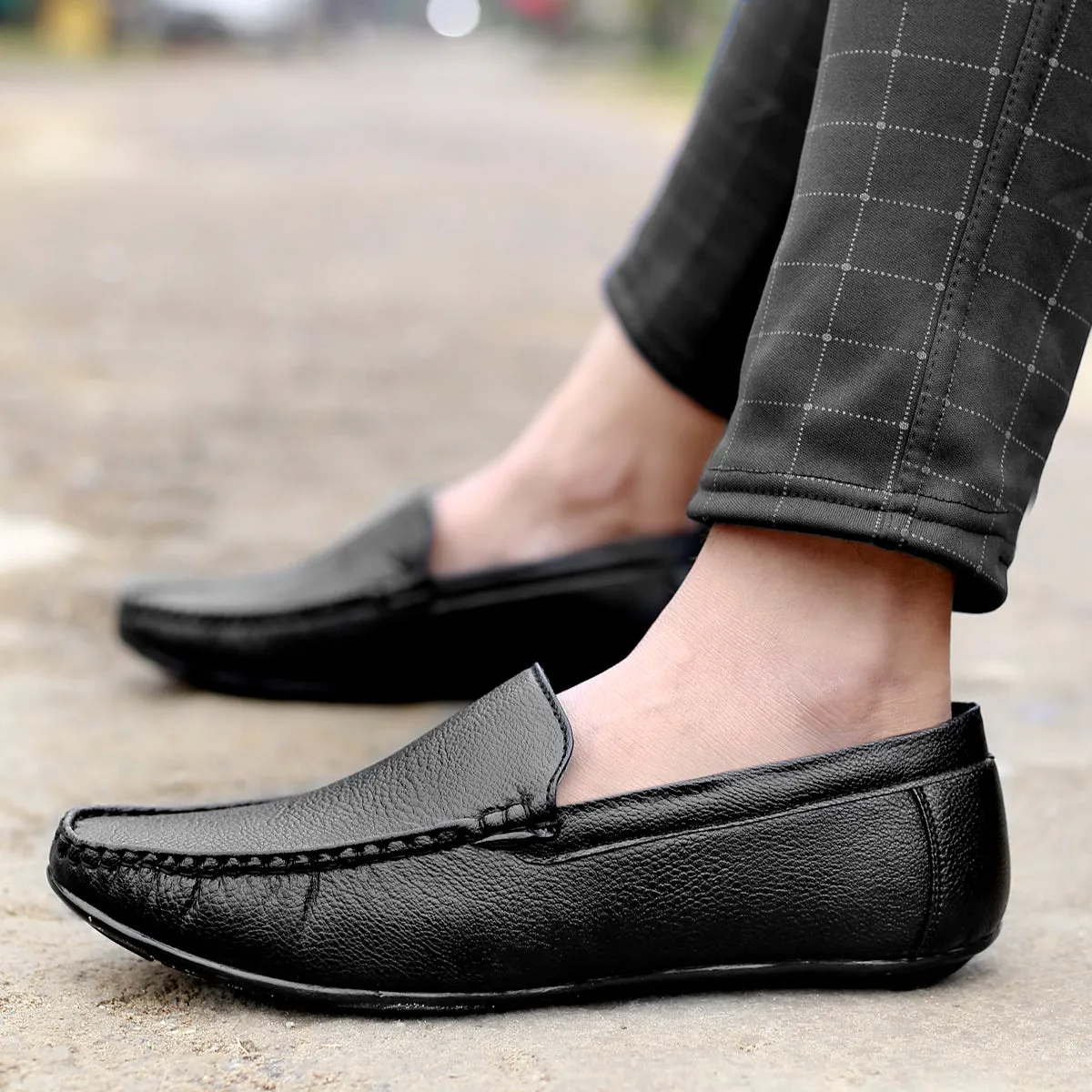 Men's Faux Leather Casual Stylish Loafers for all Seasons