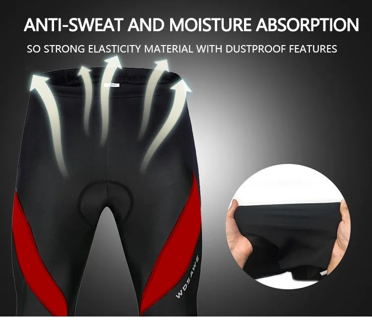 Mens Gel Pad Cycling Tights