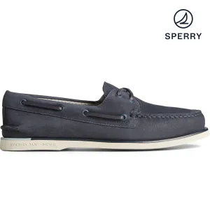 Men's Gold Cup Authentic Original Nubuck Boat Shoe - Navy (STS24501)