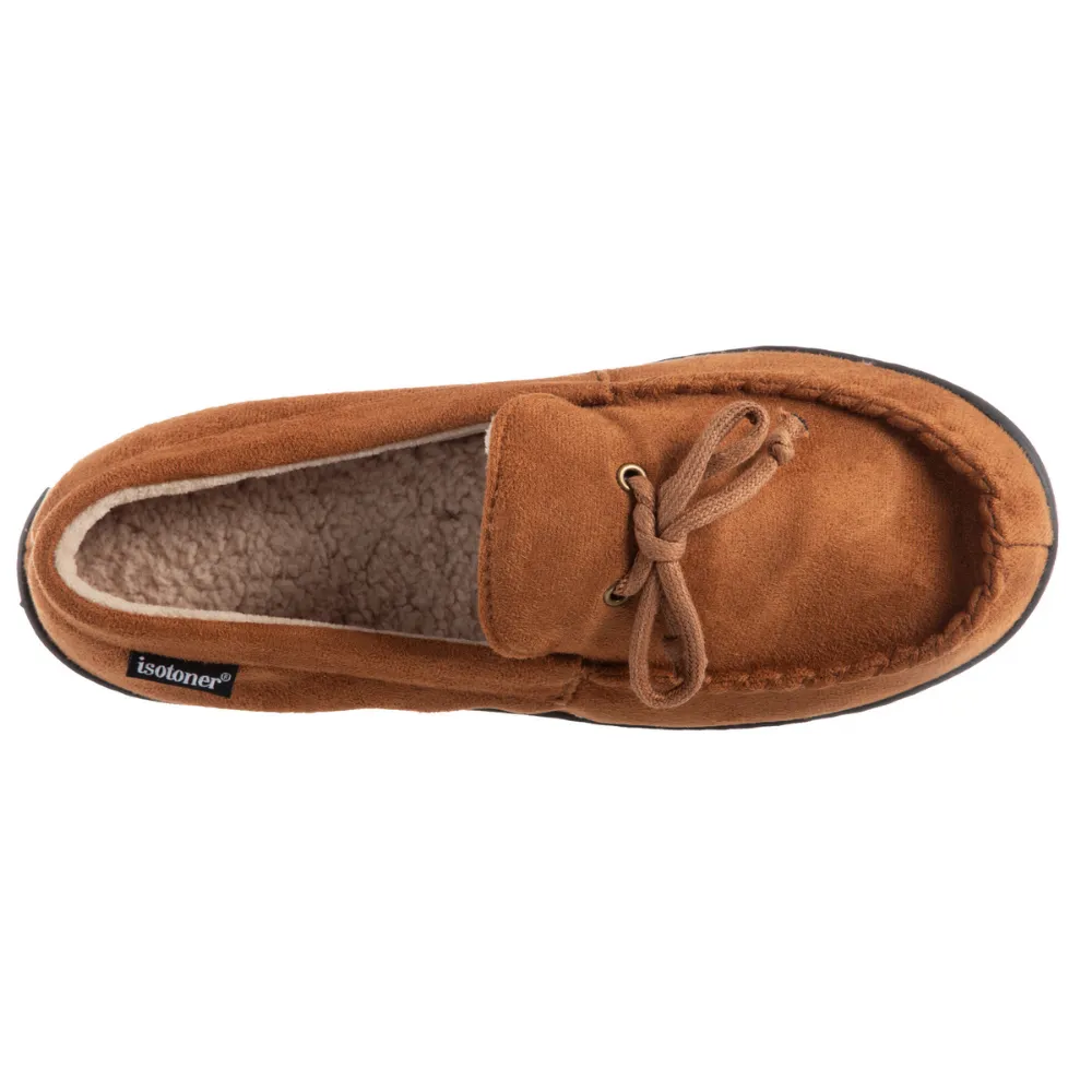 Men's Microsuede Whipstitch Moccasins