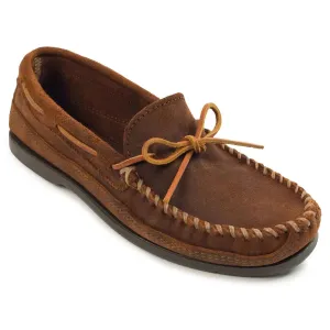 Minnetonka Essential Hardsole Moc Suede - Mens Moccasin